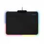 LogiLink ID0155 RGB Gaming Mouse Pad – Silicone Surface, Anti-Slip Rubber Base, USB-A Powered, 36x26cm, Black