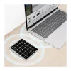 LogiLink ID0212 Wireless Numeric Keypad, 28 Keys, Bluetooth 5.0, Space Grey