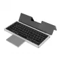 LogiLink ID0214 Wireless Keyboard with Touchpad, Bluetooth 5.1, 3-Channel, Grey