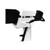 LOGILINK KAB0067 Table Mount Clamp-On Cable Organizer – Black Steel, 600mm