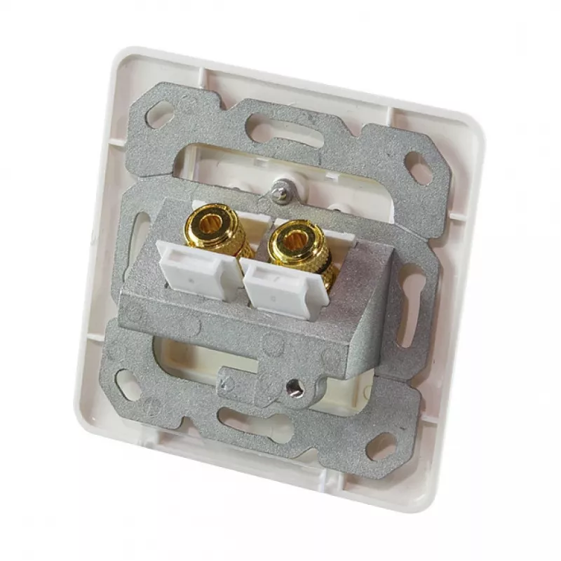 LogiLink Keystone Binding Post Module with Threaded Nut, Black