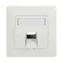 LogiLink Keystone Faceplate 45° for 1 Module, Pure White