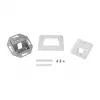 LogiLink Keystone Faceplate 45° for 1 Module, Signal White