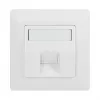 LogiLink Keystone Faceplate 45° for 1 Module, Signal White