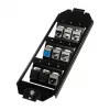 Logilink Keystone Floor Box Insert for 3 x 3 Keystone Modules, Black