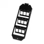 Logilink Keystone Floor Box Insert for 3 x 3 Keystone Modules, Black