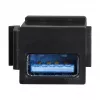 LogiLink Keystone USB 3.0 Type-A Female to Female Coupler, Black