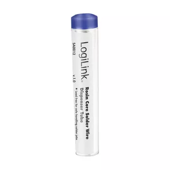 LogiLink Lead-Free Silver-Bearing Solder Wire Sn99.3Cu0.7, 1 mm, 12.5 g Dispenser Box