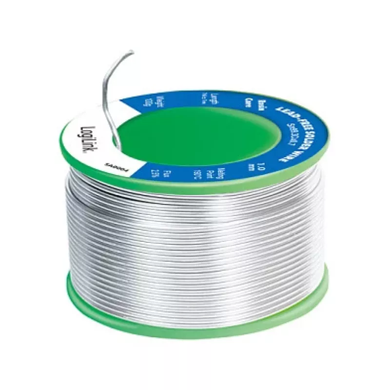 LOGILINK Lead-Free Soldering Wire 1mm 100g Sn99.3Cu0.7 No-Clean Flux