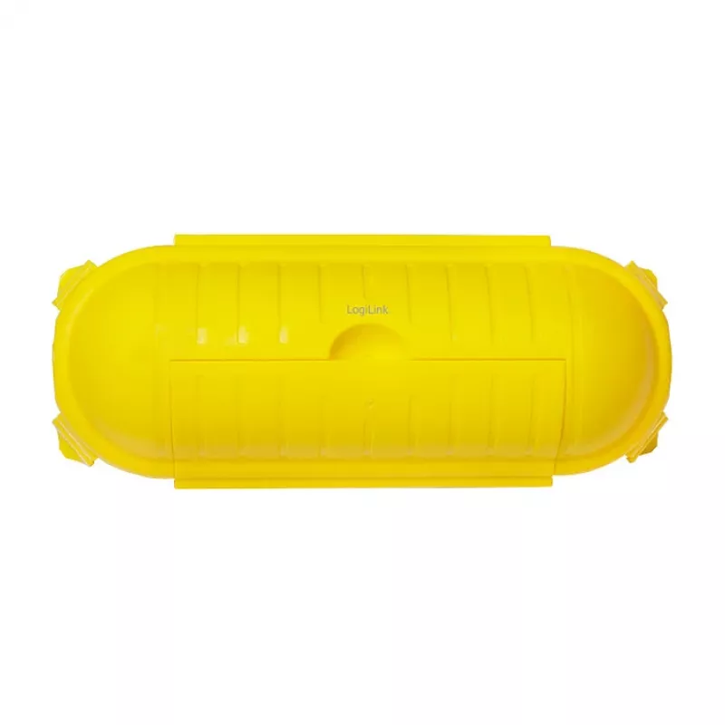 LogiLink LPS217 Outdoor Power Cord Protection Box, IP44, Yellow