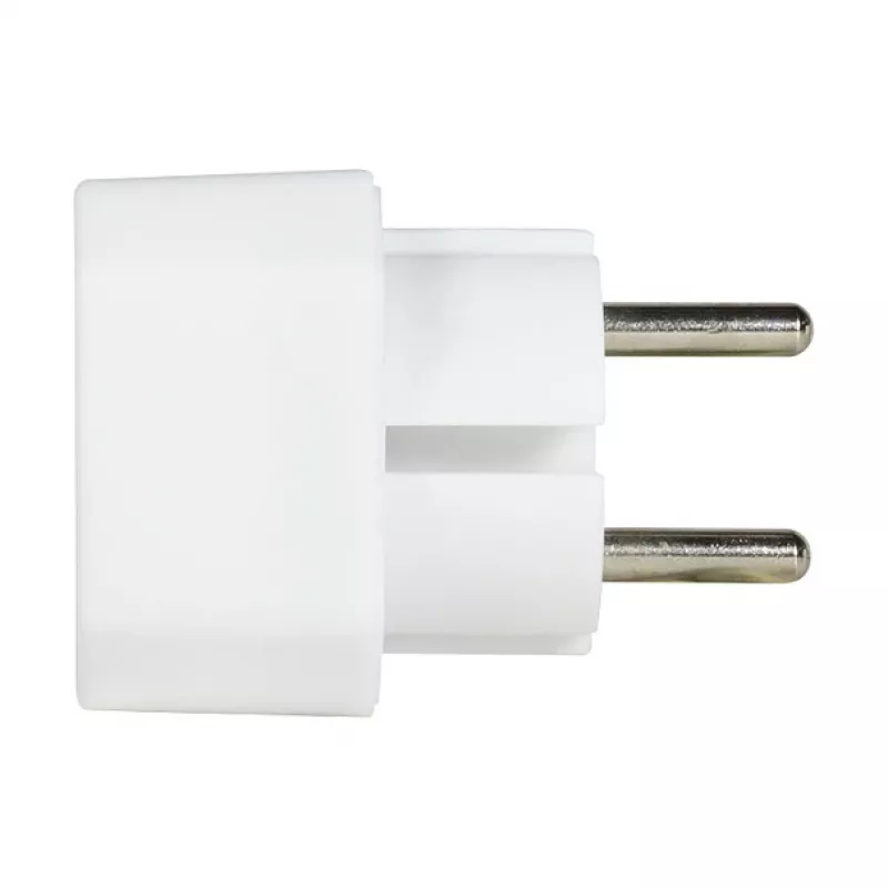 LogiLink LPS218 Euro Plug Adapter with 2 Sockets, White