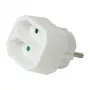 LogiLink LPS218 Euro Plug Adapter with 2 Sockets, White