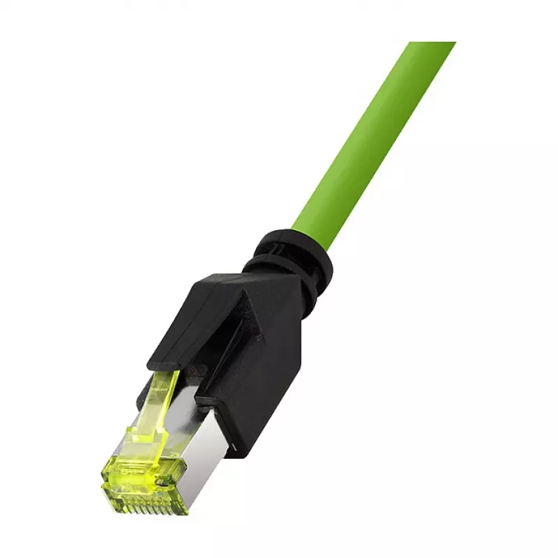 LOGILINK M12 CAT6A Industrial Patch Cable, PUR, M12 X-coded to RJ45, 3 m