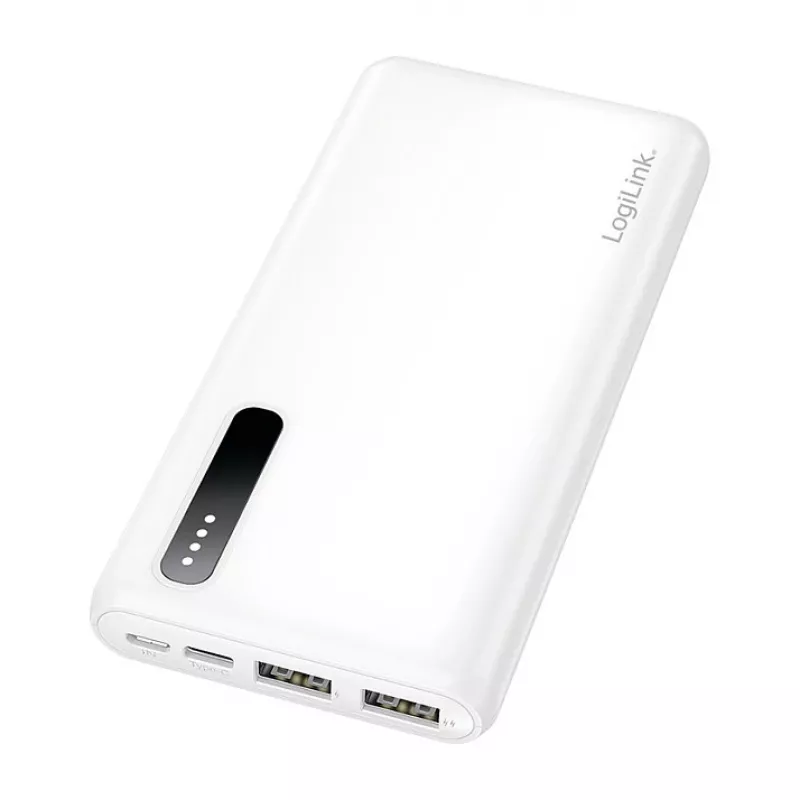 Logilink Mobile Power Bank, LiPo, 8000 mAh, White