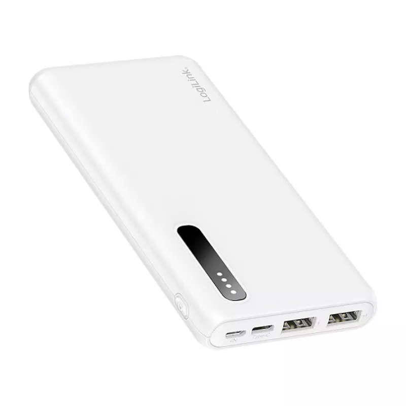 Logilink Mobile Power Bank, LiPo, 8000 mAh, White