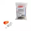 LogiLink Modular Plug RJ45 Cat.6A STP Pass Through, 10-Pack