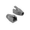 LogiLink MP0035 RJ45 Strain Relief Boots, Grey, 50-Pack
