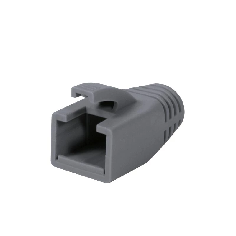 LogiLink MP0035 RJ45 Strain Relief Boots, Grey, 50-Pack