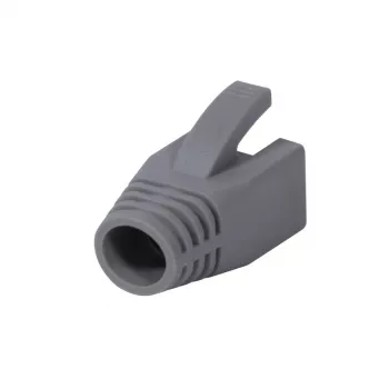 LogiLink MP0035 RJ45 Strain Relief Boots, Grey, 50-Pack