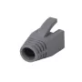 LogiLink MP0035 RJ45 Strain Relief Boots, Grey, 50-Pack