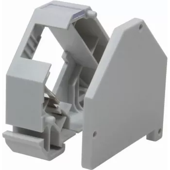 LogiLink MP0053 DIN Rail Adapter for 1x RJ45 Keystone Module, Plastic, White