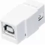 LogiLink NK0017 USB 2.0 A Female to B Female Flat White Adapter