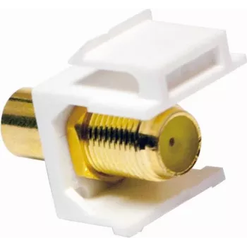 LogiLink NK0026 RCA Female to F-Type Female Adapter, Yellow