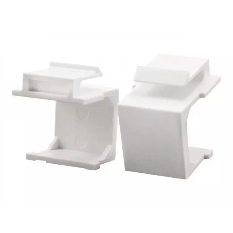 LogiLink NK0090 Keystone Blank Insert, White, 10 Pieces