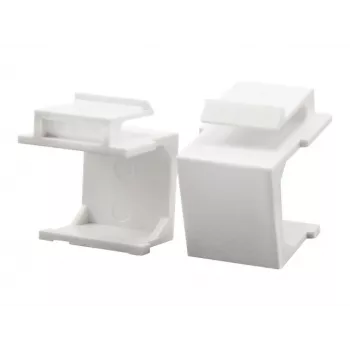 LogiLink NK0090 Keystone Blank Insert, White, 10 Pieces