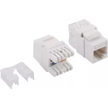 LogiLink NK4005 Cat.6 UTP RJ45 Keystone Jack, White
