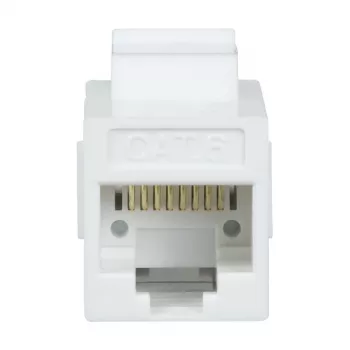 LogiLink NK4012W Cat.6 UTP Keystone Coupler, 2x RJ45, White