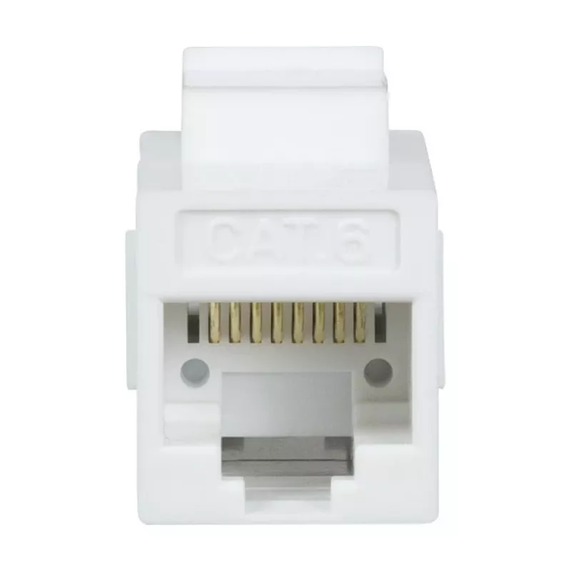 LogiLink NK4012W Cat.6 UTP Keystone Coupler, 2x RJ45, White