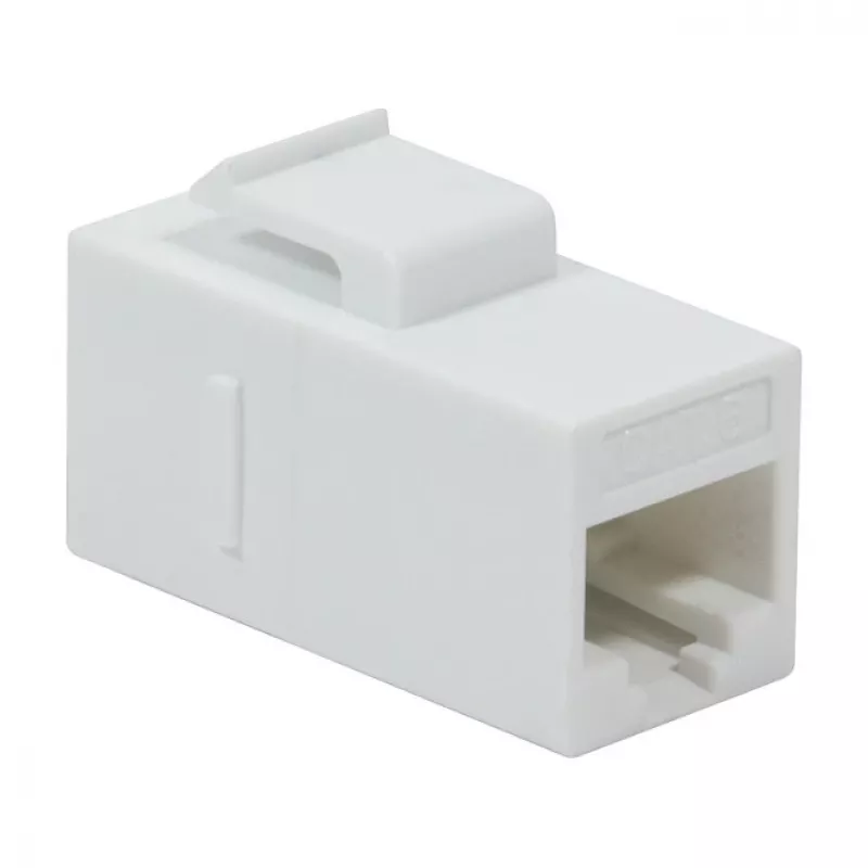 LogiLink NK4012W Cat.6 UTP Keystone Coupler, 2x RJ45, White