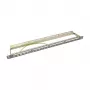 LogiLink NK4039 Keystone Patch Panel, 24 Ports, 0.5U, Shielded, Grey - 19 inch Rack Mount