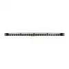 LogiLink NK4040 24-Port Shielded Keystone Patch Panel, 0.5U, Black