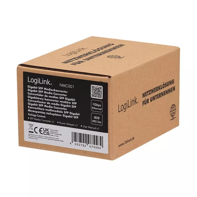Logilink NMC001 Gigabit Media Converter RJ45 to SFP