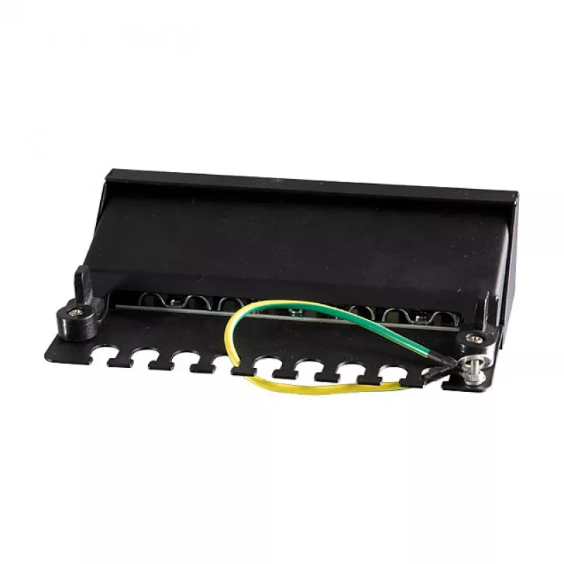 LogiLink NP0017B Patch Panel – 8 Port Cat6 STP, Wall/Under-Table Mountable, Black