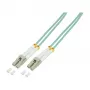 LogiLink OM3 Fiber Optic Patch Cable LC/LC Duplex 40m Aqua