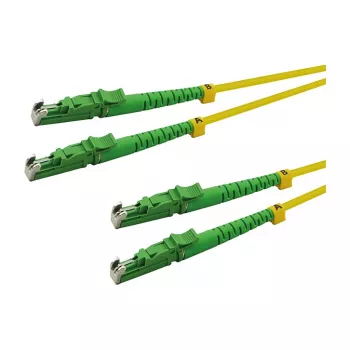 LogiLink OS2 Single-Mode Duplex Fiber Patch Cable LSH/APC to LSH/APC 1m Yellow LSZH