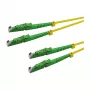 LogiLink OS2 Single-Mode Duplex Fiber Patch Cable LSH/APC to LSH/APC 1m Yellow LSZH