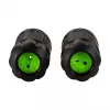 LOGILINK Outdoor Fiber Optic Duplex SC Connector with 2 Cable Glands, IP67, Black