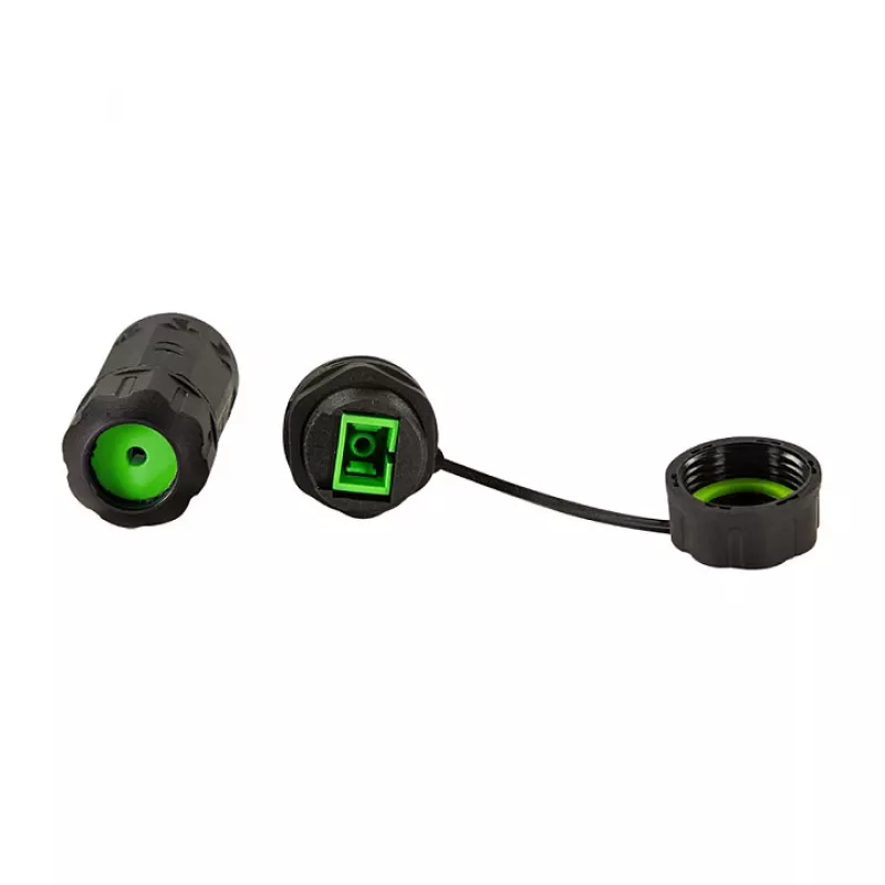 LOGILINK Outdoor Fiber Optic Simplex SC Connector with Cable Gland and Dust Cap
