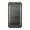 LogiLink PA0321 Solar Power Bank 6000 mAh with USB-C, IP65, Black