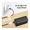 Logilink PA0350 Mobile Power Bank, 20,000 mAh, 65W PD & QC 3.0, Black
