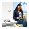 LOGILINK PA0357 USB-A/C Travel Charger, 70 W GaN, 4-Port, 2x USB-A (QC), 2x USB-C (PD), Slim, White