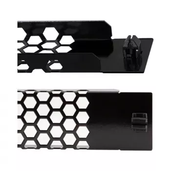 LogiLink PN110B 19 inch 1U Vented Rack Panel Black RAL 9005