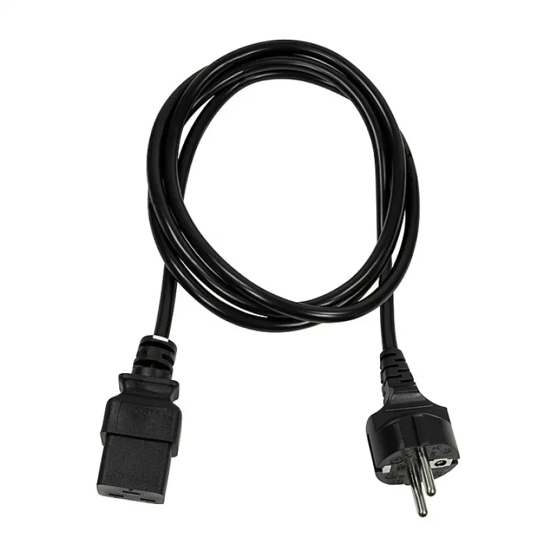 Logilink Power Cable, CEE 7/7 to IEC C19, Black, 3 m