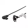 LogiLink Power Cable Europlug CEE 7/16 to IEC C7 0.75 m Black