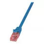 LogiLink PrimeLine Cat.6 U/UTP Bare Copper Patch Cable, RJ45, 3m, Blue