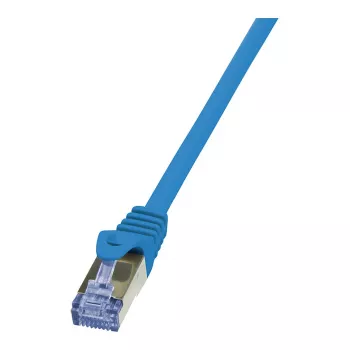 LogiLink PrimeLine Cat.6A S/FTP Patch Cable, 0.25m, Blue